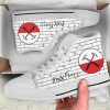 Pink Floyd The Wall Cross Hammers High Top Shoes