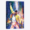 Queen Rock Band – Freddie Mercury Portrait Canvas  V1