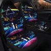 Pink Floyd Rick And Morty Galaxy Cartoon Car Seat Covers