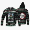 DEMON SLAYER Tanjiro Kamado Ugly Christmas Zip Up Hoodie