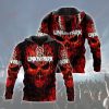 Linkin Park Flame Skull Pullover Hoodie