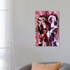 Led Zeppelin Jimmy Page And Robert Plant Heartbreaker Portrait Canvas