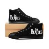 The Beatles Black High Top Shoes