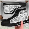 Music Lover – Musical Notes High Top Shoes V2
