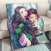 DEMON SLAYER Nezuko Kamado and Tanjiro Fleece Blanket V1