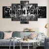 Linkin Park 5 Panel Canvas  V1