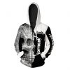 Metallica Sugar skull All Over Printed Zip Up Hoodie