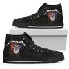 Metallica Tour Rock Festival High Top Shoes