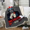 Metallica I’m Madly In Anger With You Fleece Blanket