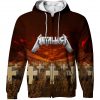 Metallica Master Of Puppets Albums Cover Zip Up Hoodie