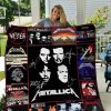 Metallica Members Albums Sign Quilt Blanket