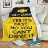 Chevrolet Camaro It’s Fast You Can’t Drive It Fleece Blanket