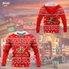 Budweiser Red Ugly Christmas Zip Up Hoodie V3