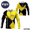 Chevrolet Camaro Yellow Zip Up Hoodie