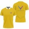 Chevrolet Corvette Yellow Polo Shirt