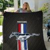 Ford Mustang Big Logo Quilt Blanket