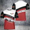 Chevrolet Corvette White Car Racing T-Shirt