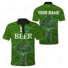 Beer Lover – ST.PATRICK DAY Custom Name Polo Shirt