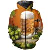 Beer Lover Zip Up Hoodie V3
