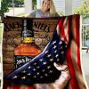 Jack Daniel’s American Flag Fleece Blanket