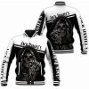 Jack Daniel’s Skull Holds Logo Baseball Jacket