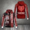 Ford Mustang Red Skull Pullover Hoodie