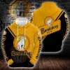 Bundaberg Rum Yellow Black Pullover Hoodie