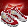 Budweiser Red White Air Jordan 13 Shoes