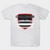 Dodge Challenger White Unisex T-Shirt V2