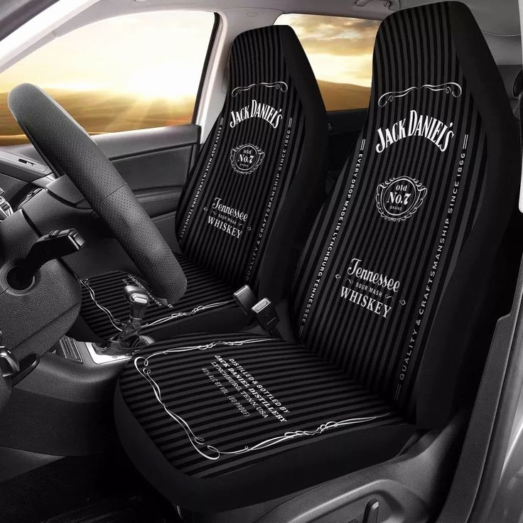 Jack Daniel’s Tennessee Whiskey Black Car Seat Covers Jack Daniel’s Tennessee Whiskey Black Car Seat Covers