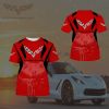 Chevrolet Corvette Red T-Shirt V3