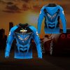 Chevrolet Corvette Blue Zip Up Hoodie V2