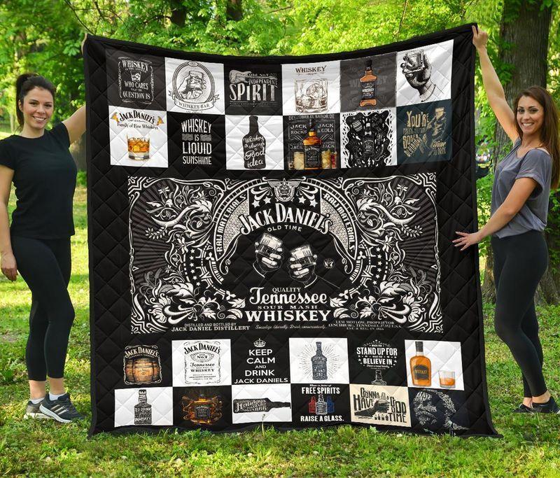 Jack Daniel’s Whiskey Is My Spirit Quilt Blanket Jack Daniel’s Whiskey Is My Spirit Quilt Blanket