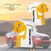 Ford Mustang White Yellow T-Shirt