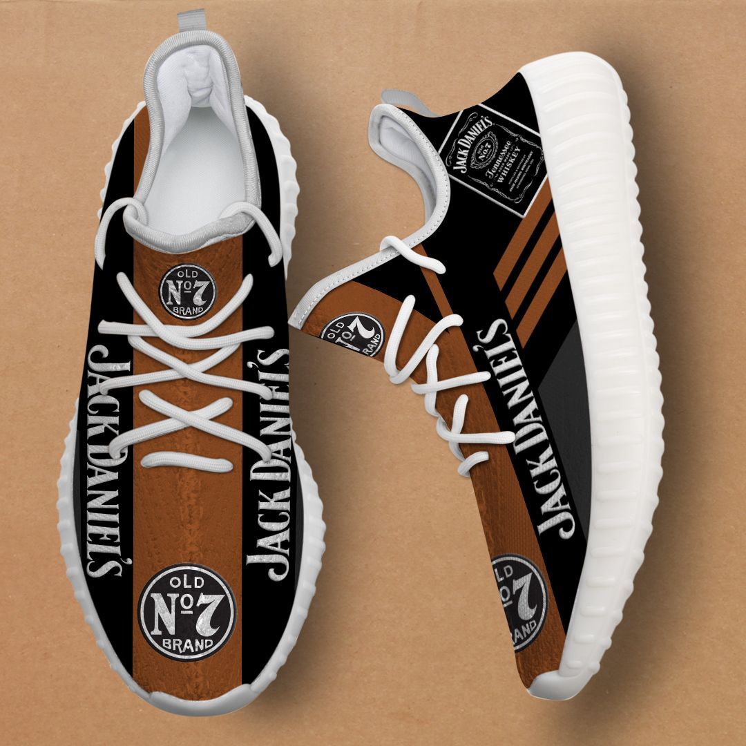 Jack Daniel’s Brown Yeezy Boost Sneakers Jack Daniel’s Brown Yeezy Boost Sneakers