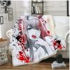 Anime Lover – Cute Girl Fleece Blanket V1