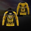 Chevrolet Corvette Yellow Zip Up Hoodie V2
