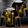 Bundaberg Rum Skull Yellow Black Pullover Hoodie V1