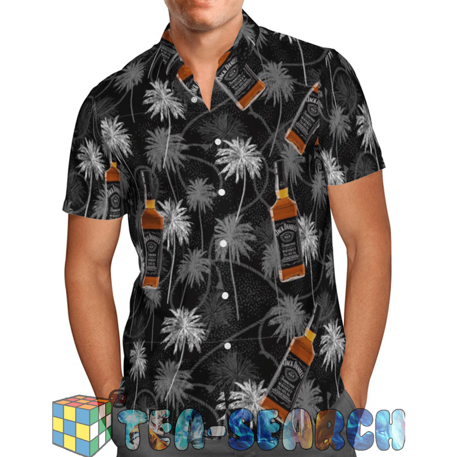 Jack Daniel’s Beach Hawaiian Shirt Jack Daniel’s Beach Hawaiian Shirt
