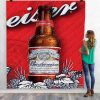 Budweiser Red Quilt Blanket