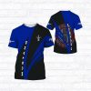 Ford Mustang Black Blue T-Shirt