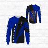 Ford Mustang Black Blue Sweatshirt