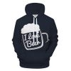 Beer Lover – I Love Beer Black Pullover Hoodie