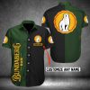 Bundaberg Rum Custom Name Green Black Hawaiian Shirt