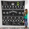 Jack Daniel’s Christmas Grinch Quilt Blanket