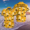 Bundaberg Rum Beach Yellow Hawaiian Shirt