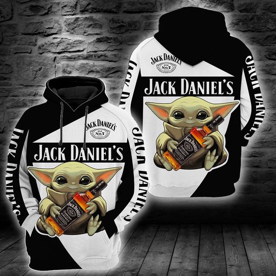 Jack Daniel’s Whiskey Baby Yoda Tennessee Whiskey Pullover Hoodie Jack Daniel’s Whiskey Baby Yoda Tennessee Whiskey Pullover Hoodie