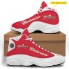 Budweiser Red White Custom Name Air Jordan 13 Shoes