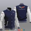 Chevrolet Corvette Blue Baseball Jacket
