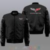 Chevrolet Corvette Simple Style Black Bomber Jacket
